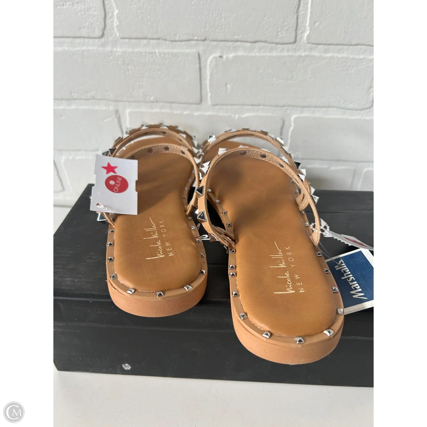 Sandals Flats By Nicole Miller In Tan, Size: 9.5