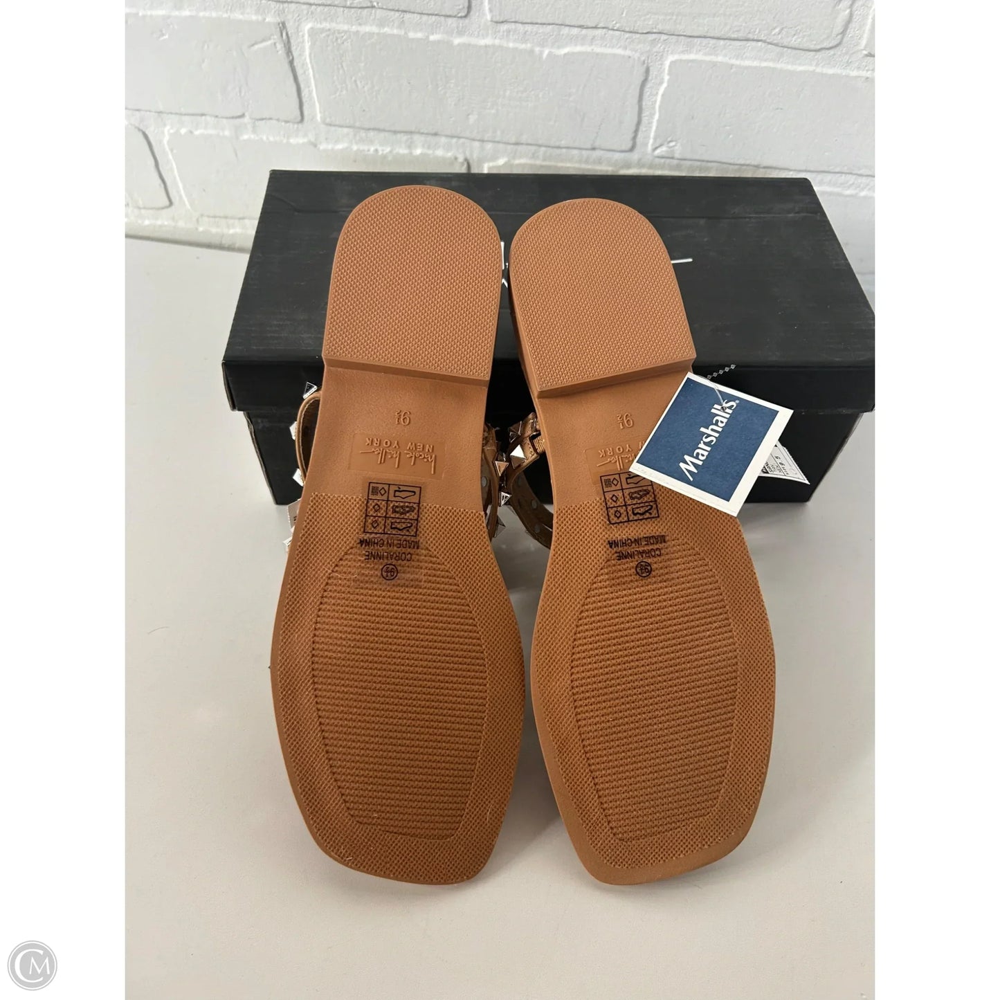 Sandals Flats By Nicole Miller In Tan, Size: 9.5