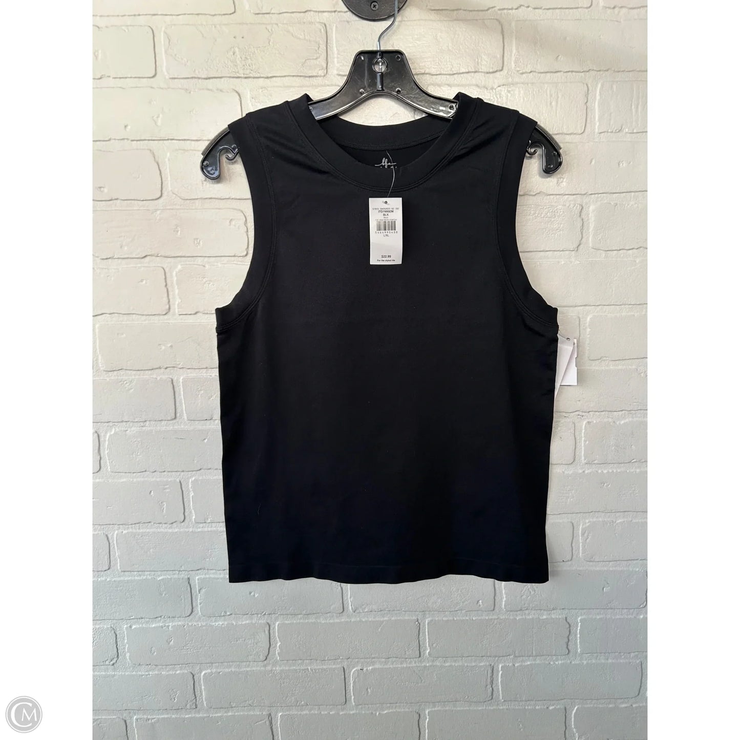 Top Sleeveless Basic By Bke In Black, Size: L
