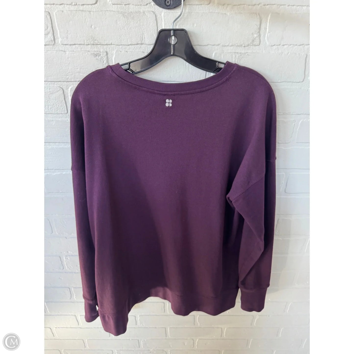 Athletic Sweatshirt Crewneck By Sweaty Betty In Purple, Size: M