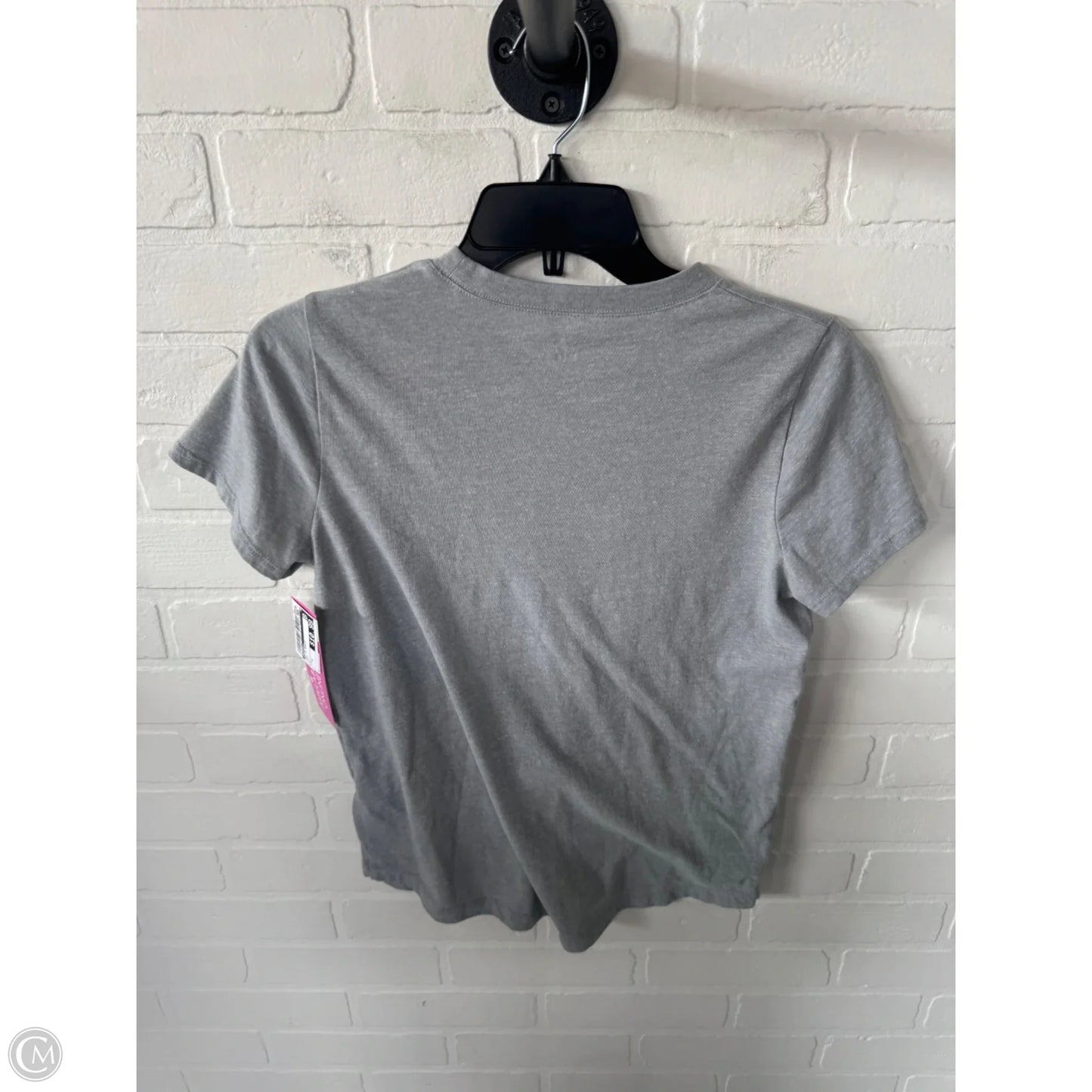 Top Short Sleeve Basic By Madewell In Grey, Size: S