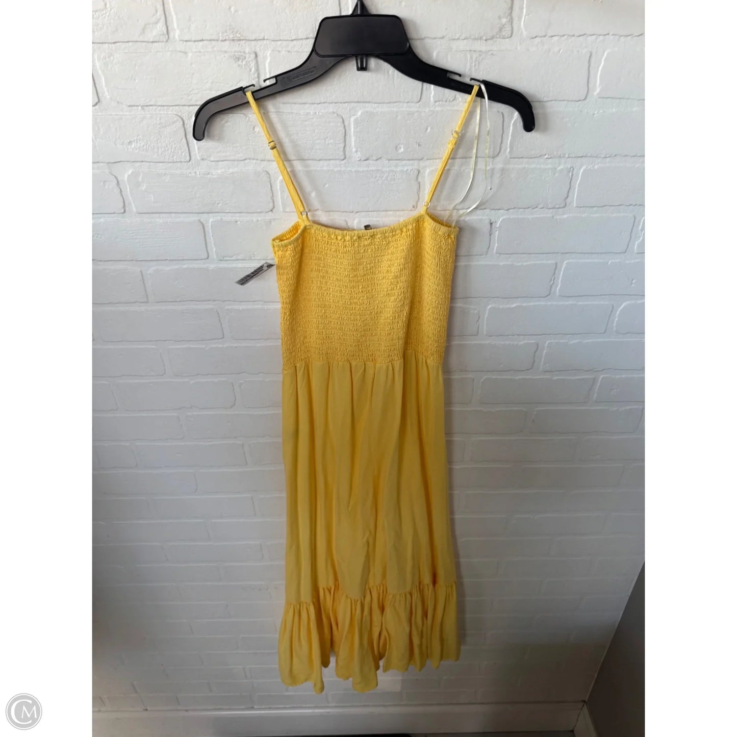 Dress Casual Midi By Love Tree In Yellow, Size: S
