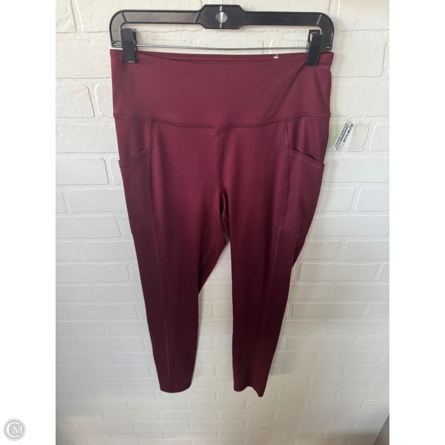 Athletic Leggings By Maurices In Red, Size: M
