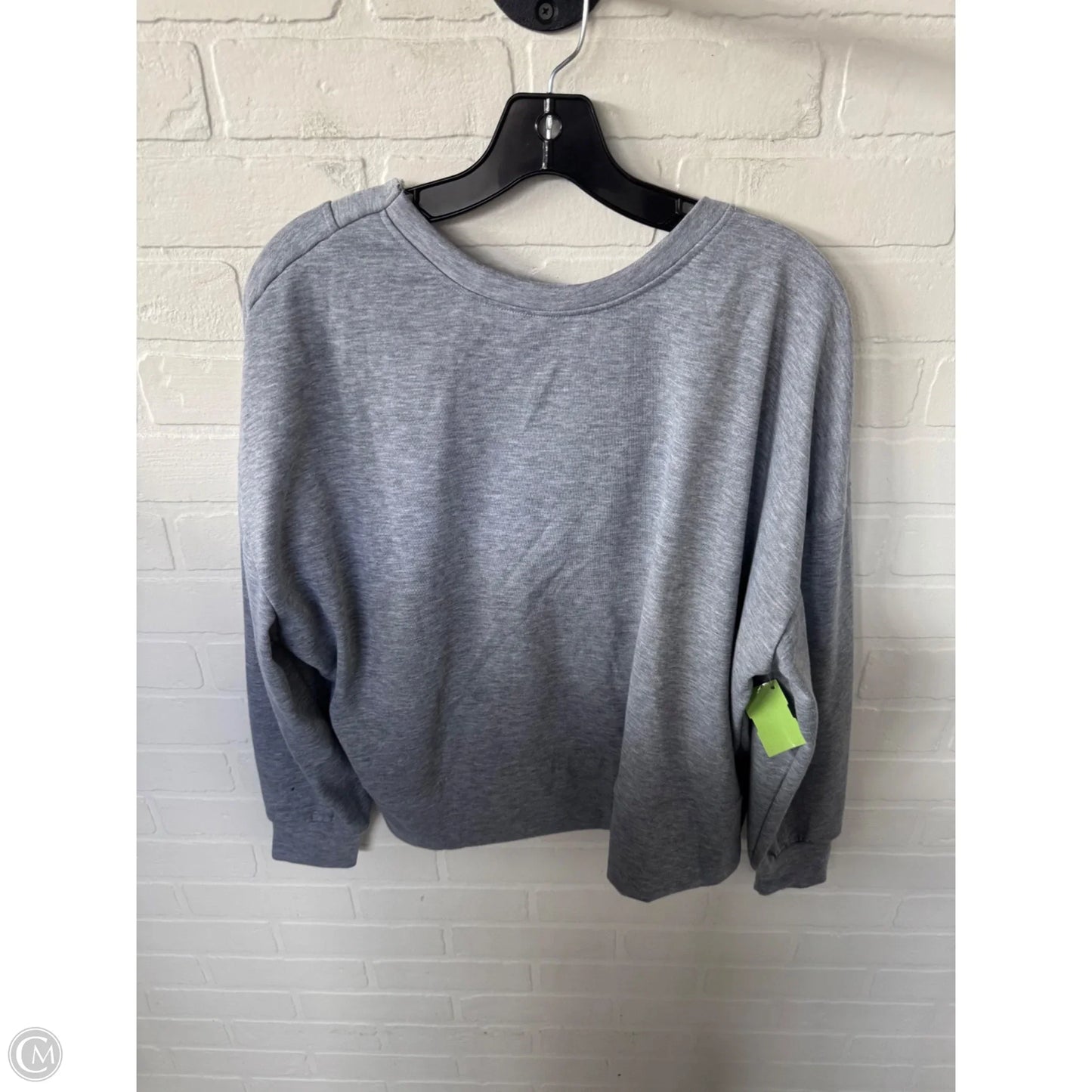 Sweatshirt Crewneck By Clothes Mentor In Grey, Size: S