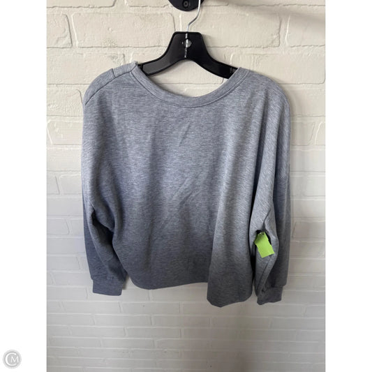 Sweatshirt Crewneck By Clothes Mentor In Grey, Size: S