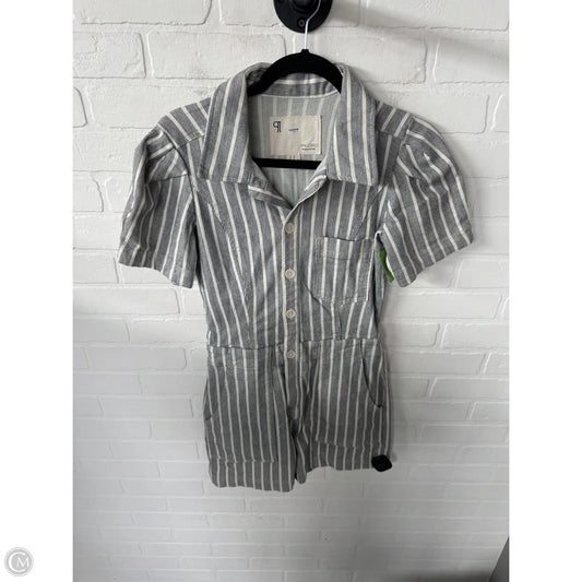 Romper By Pilcro In Black & Cream, Size: S