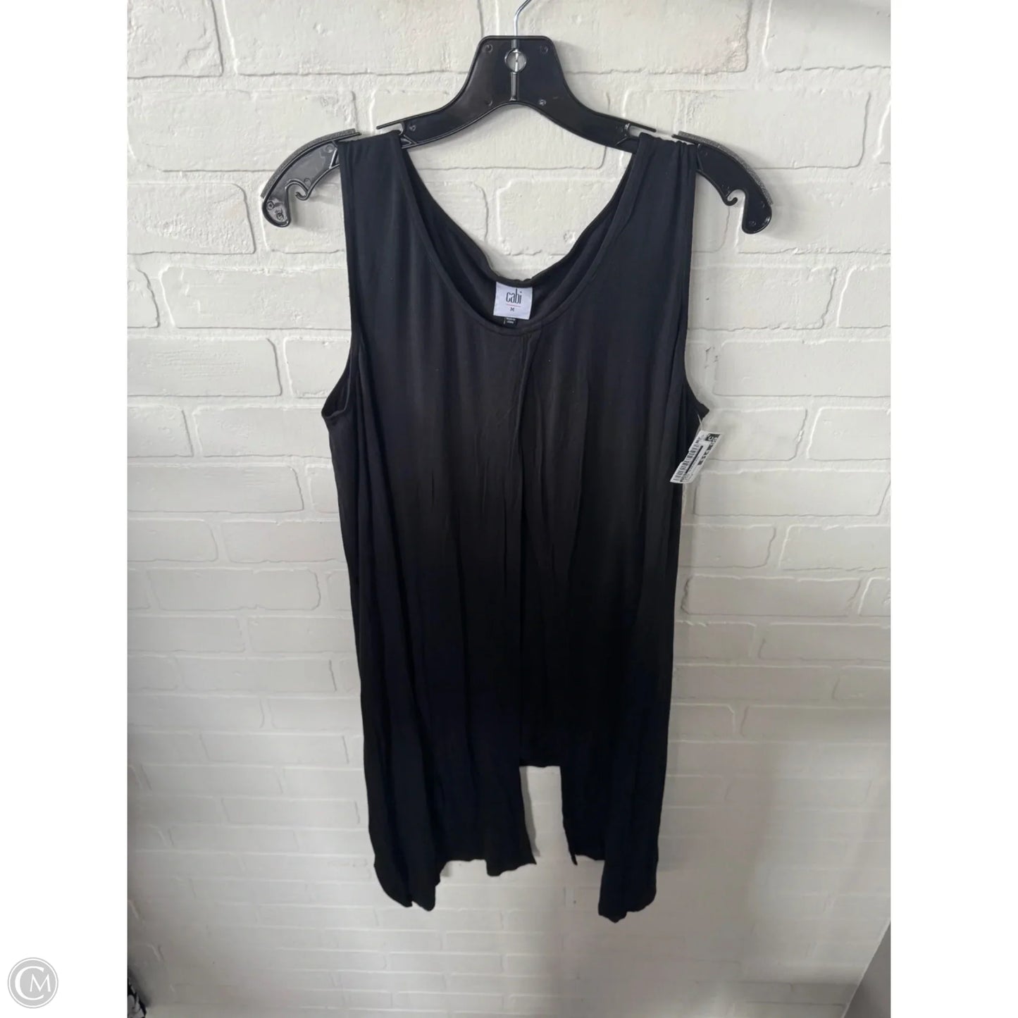 Tunic Sleeveless By Cabi In Black, Size: M