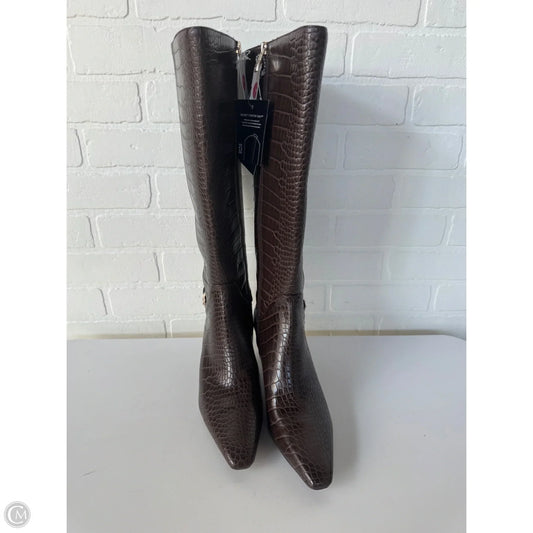 Boots Knee Heels By Naturalizer In Brown, Size: 9