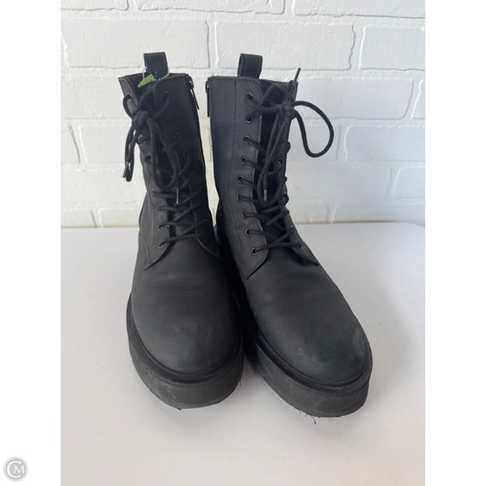 Boots Mid-calf Flats By Cmb In Black, Size: 9