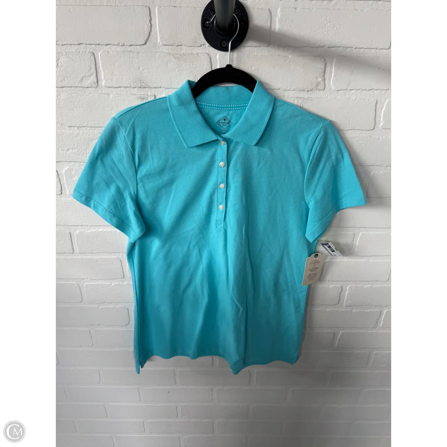 Top Short Sleeve By St Johns Bay In Blue, Size: S