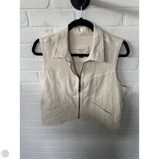 Vest Other By American Eagle In Cream, Size: L
