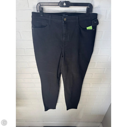 Jeans Jeggings By Talbots In Black Denim, Size: 12