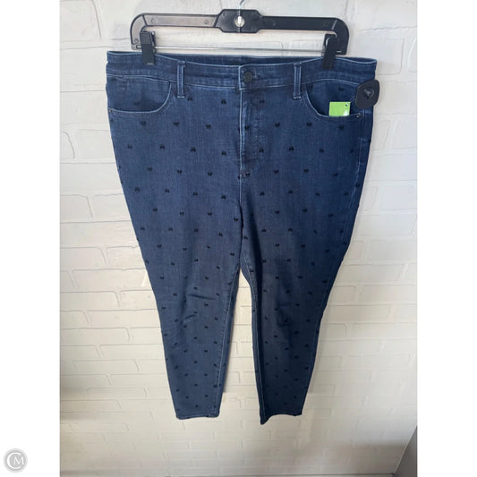 Jeans Jeggings By Talbots In Blue Denim, Size: 14