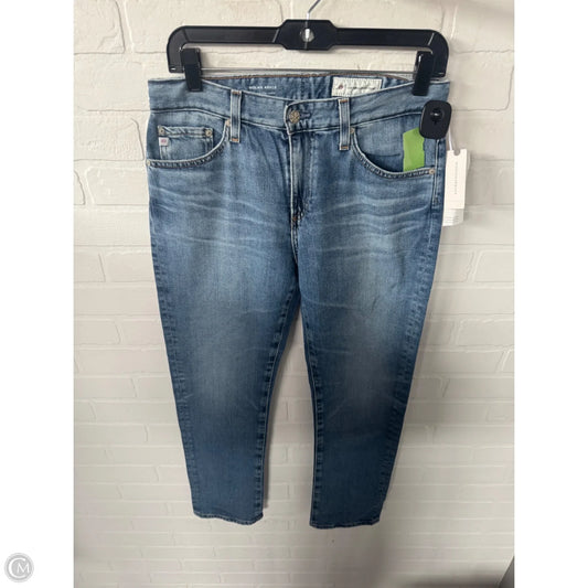 Jeans Straight By Adriano Goldschmied In Blue Denim, Size: 2