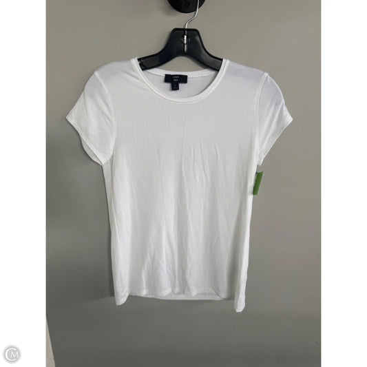 Top Short Sleeve Basic By J. Crew In White, Size: S