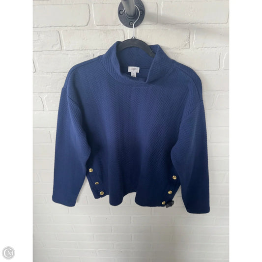 Sweatshirt Collar By J. Crew In Blue, Size: L
