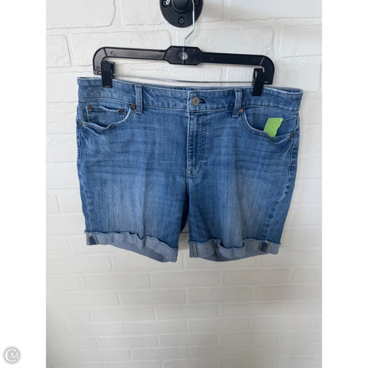 Shorts By Talbots In Blue Denim, Size: 12