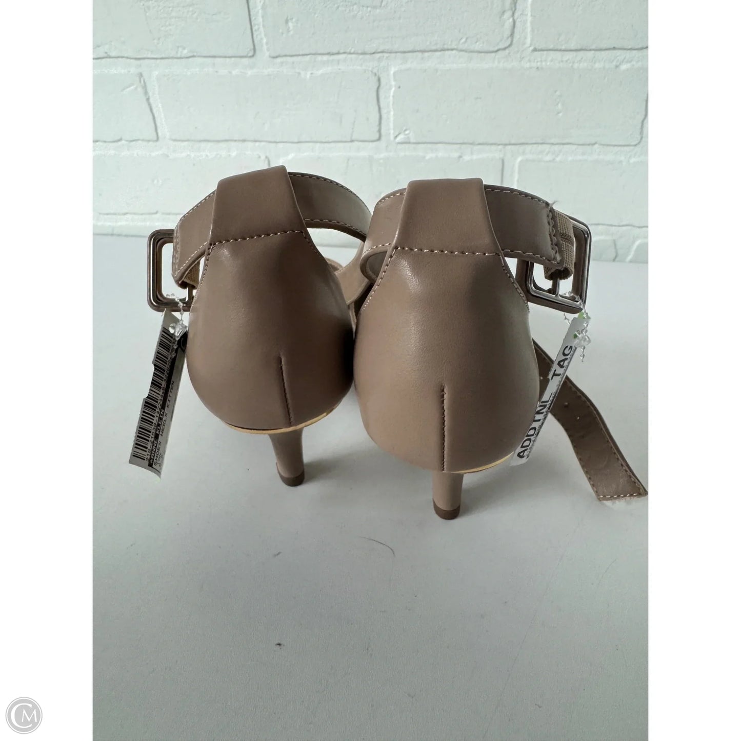 Shoes Heels Kitten By Anne Klein In Tan, Size: 8.5