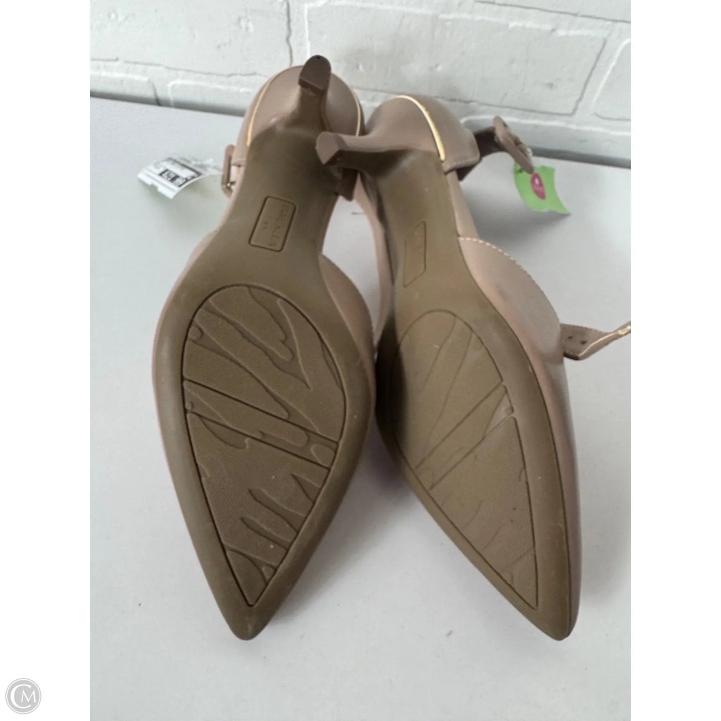 Shoes Heels Kitten By Anne Klein In Tan, Size: 8.5