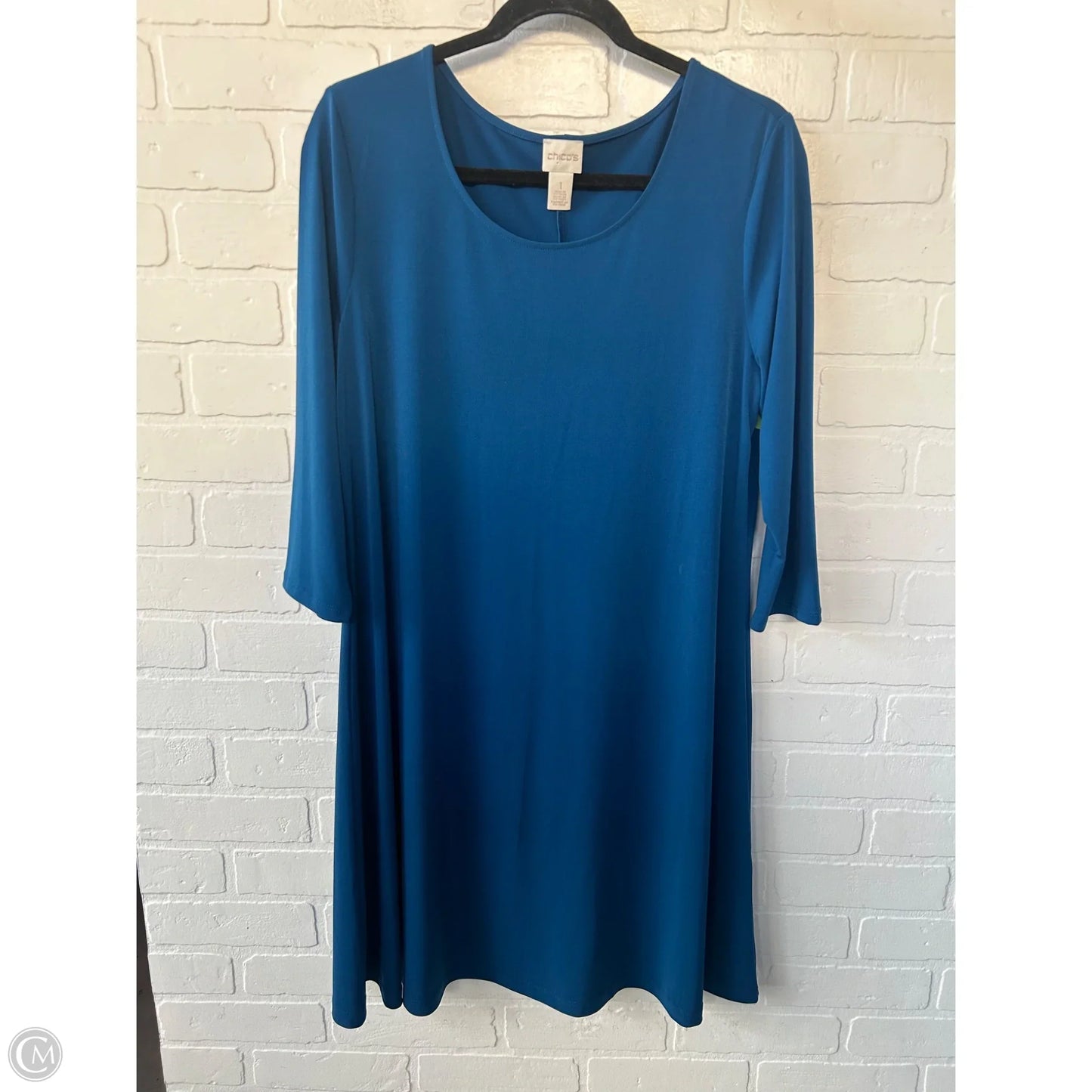 Dress Casual Short By Chicos In Blue, Size: M