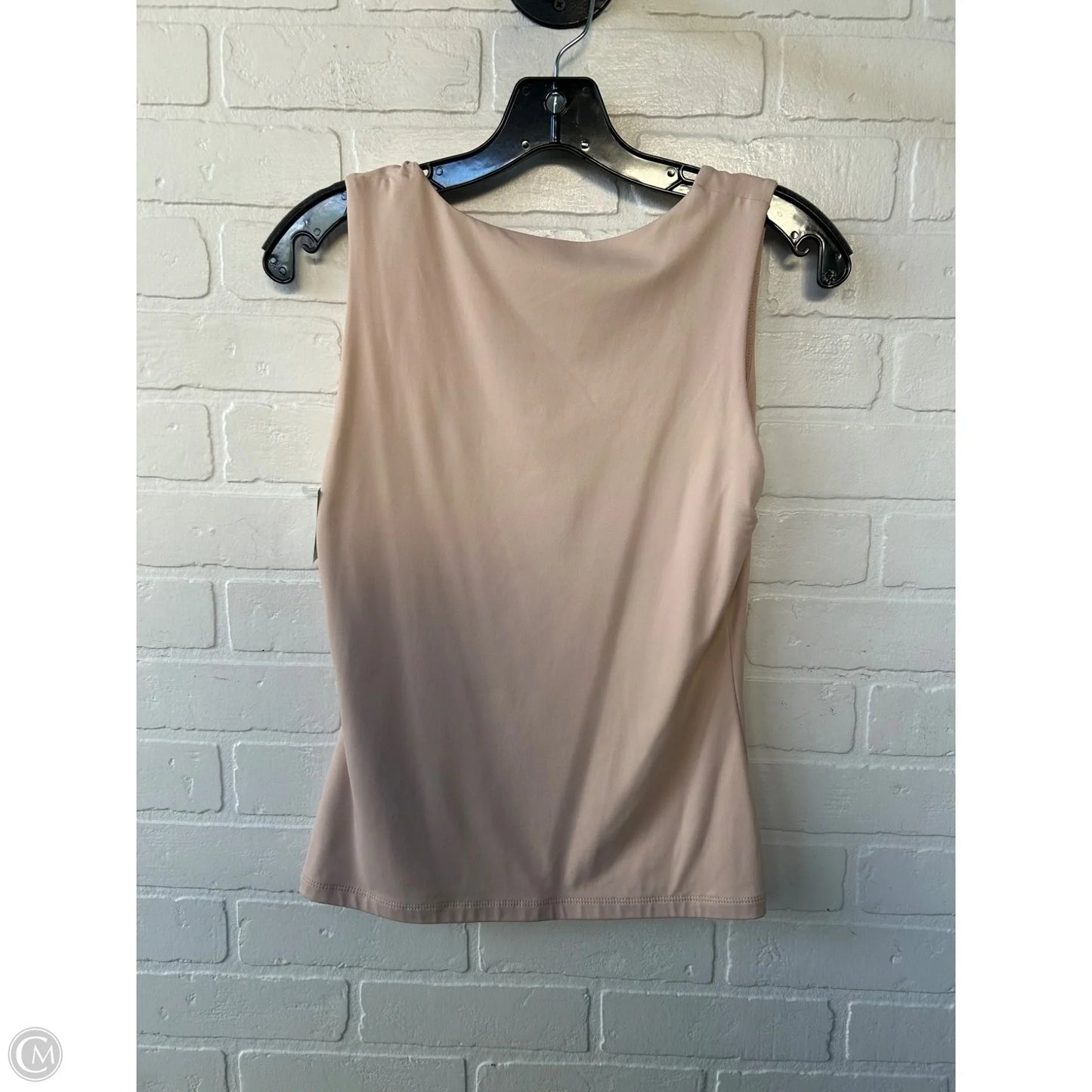 Top Sleeveless Basic By Tahari In Peach, Size: S