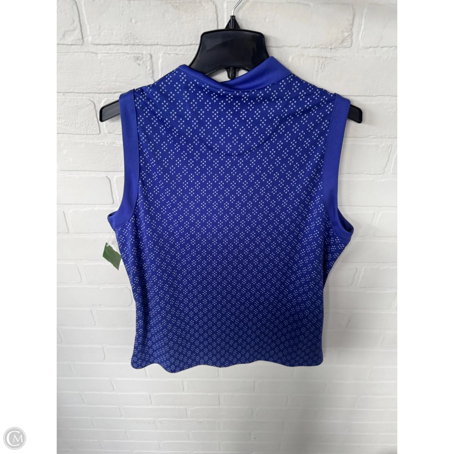 Athletic Top Short Sleeve By Pga Tour In Blue & White, Size: Xl
