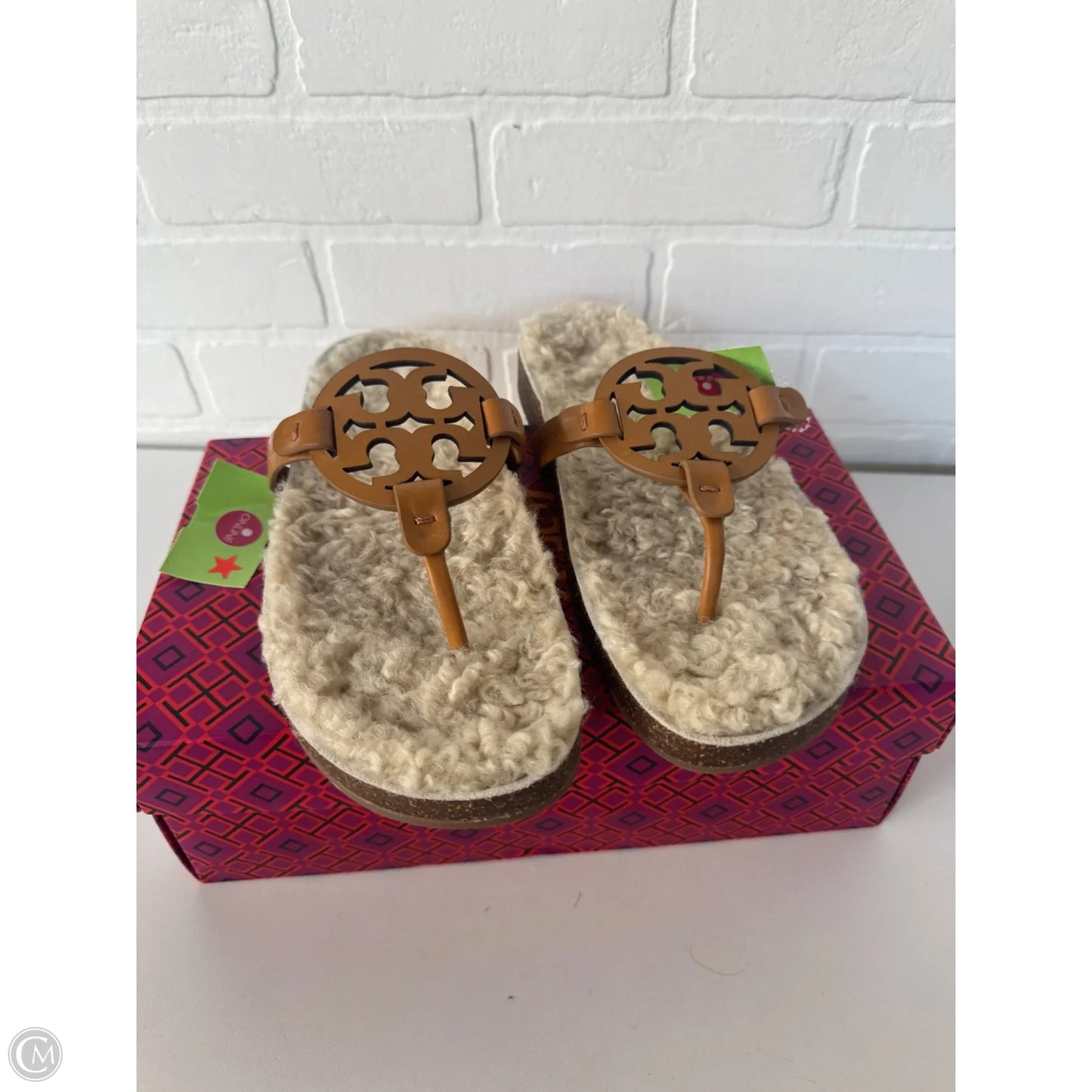 Sandals Designer By Tory Burch In Brown, Size: 9.5