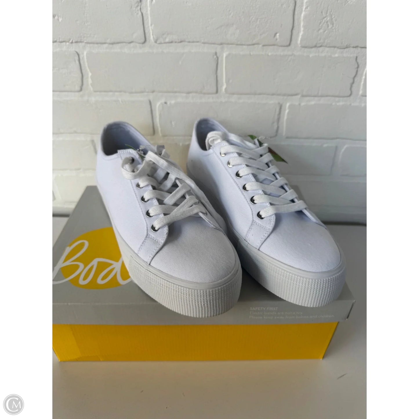 Shoes Sneakers Platform By Boden In White, Size: 9.5