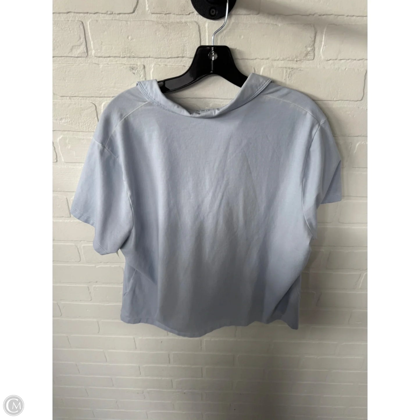 Top Short Sleeve By Nic + Zoe In Blue, Size: Xxl