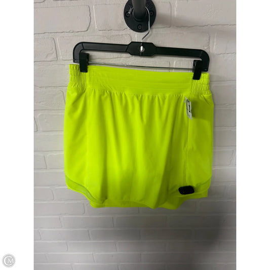 Athletic Skort By Lululemon In Yellow, Size: 10