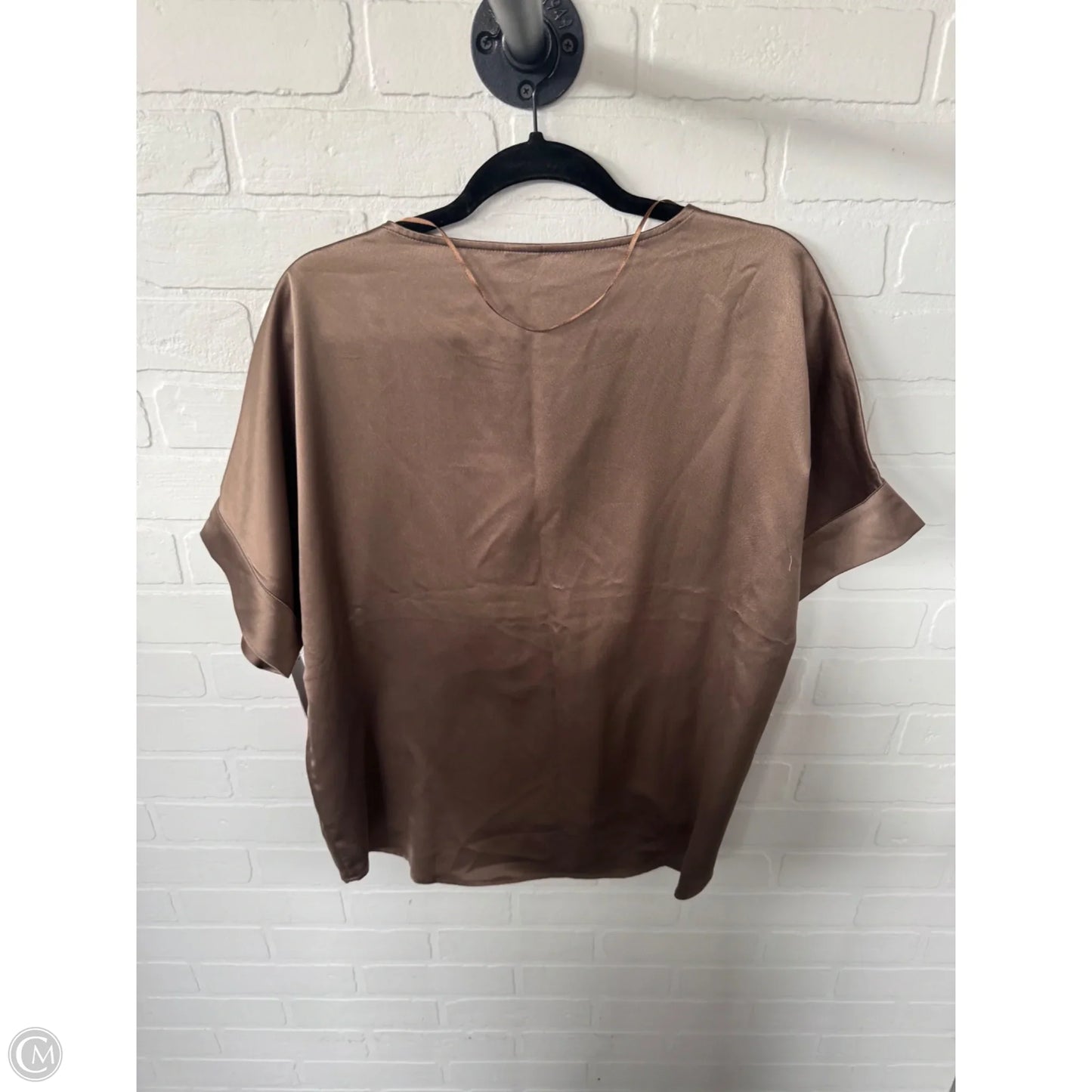 Top Short Sleeve By Vero Moda In Brown, Size: M