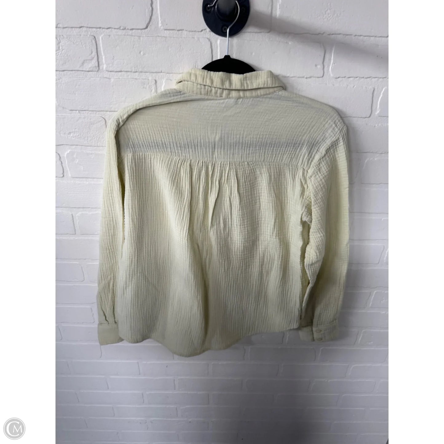 Top Long Sleeve By Splendid In Yellow, Size: S