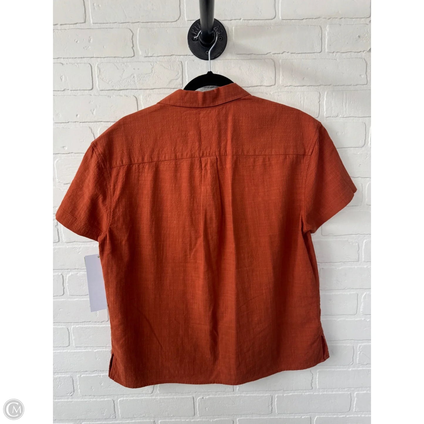 Top Short Sleeve By Clothes Mentor In Orange, Size: S