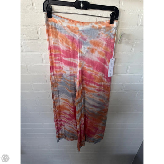 Pants Wide Leg By Young Fabulous & Broke In Orange & Pink, Size: 4