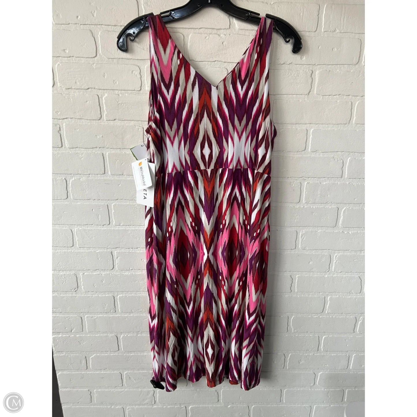 Athletic Dress By Athleta In Pink & Purple, Size: M