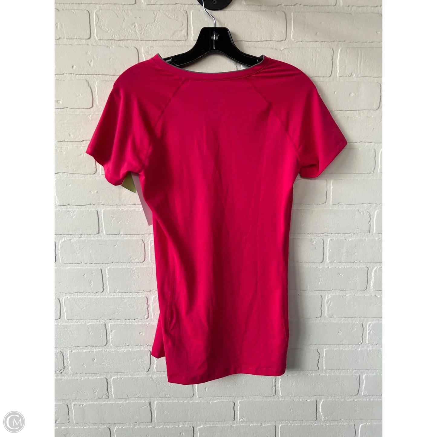 Athletic Top Short Sleeve By Nike Apparel In Pink, Size: M