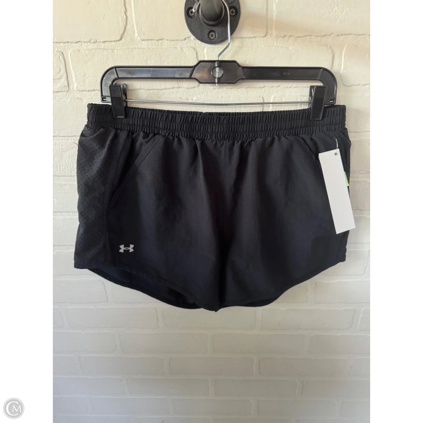 Athletic Shorts By Under Armour In Black, Size: 8