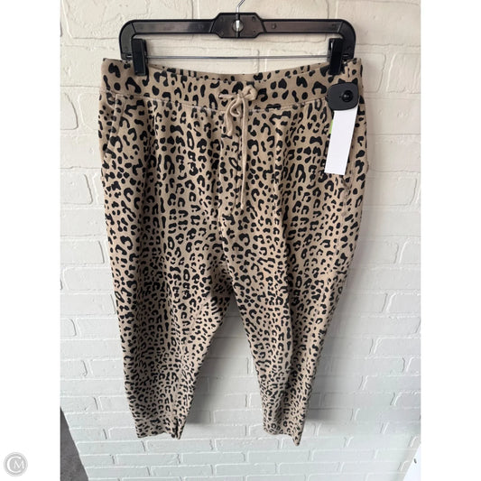 Pants Joggers By Nili Lotan In Black & Tan, Size: 12