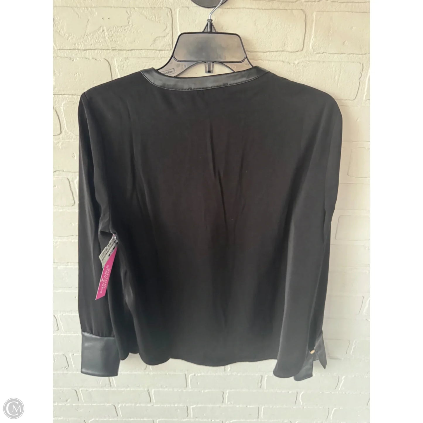 Top Long Sleeve By Michael By Michael Kors In Black, Size: M