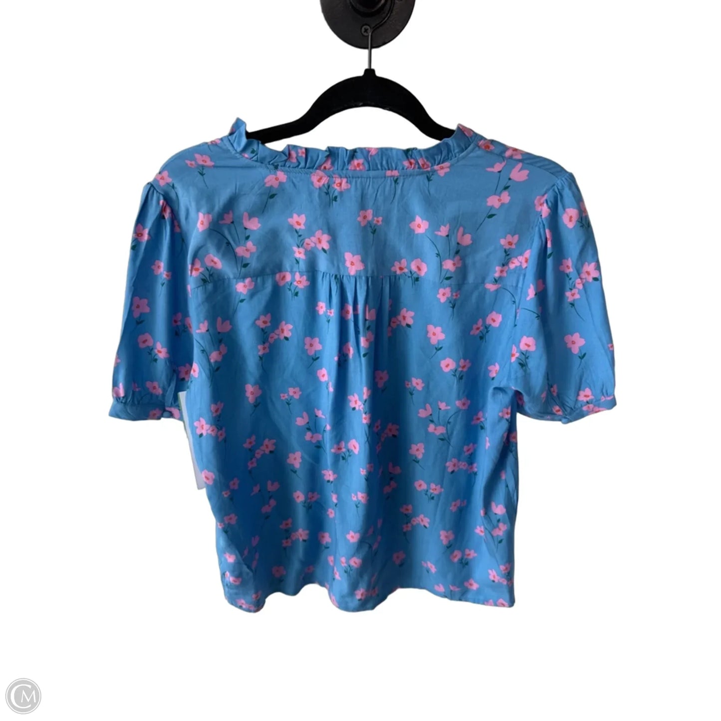 Top Short Sleeve By Velvet Heart In Blue & Pink, Size: Xs