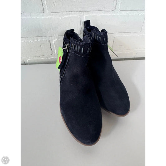 Boots Ankle Flats By Diba In Navy, Size: 6