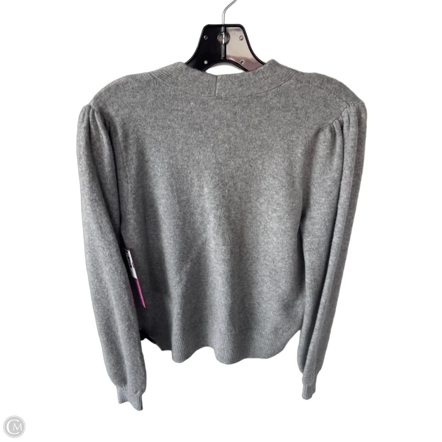 Sweater Cardigan By Loft In Grey, Size: Sp