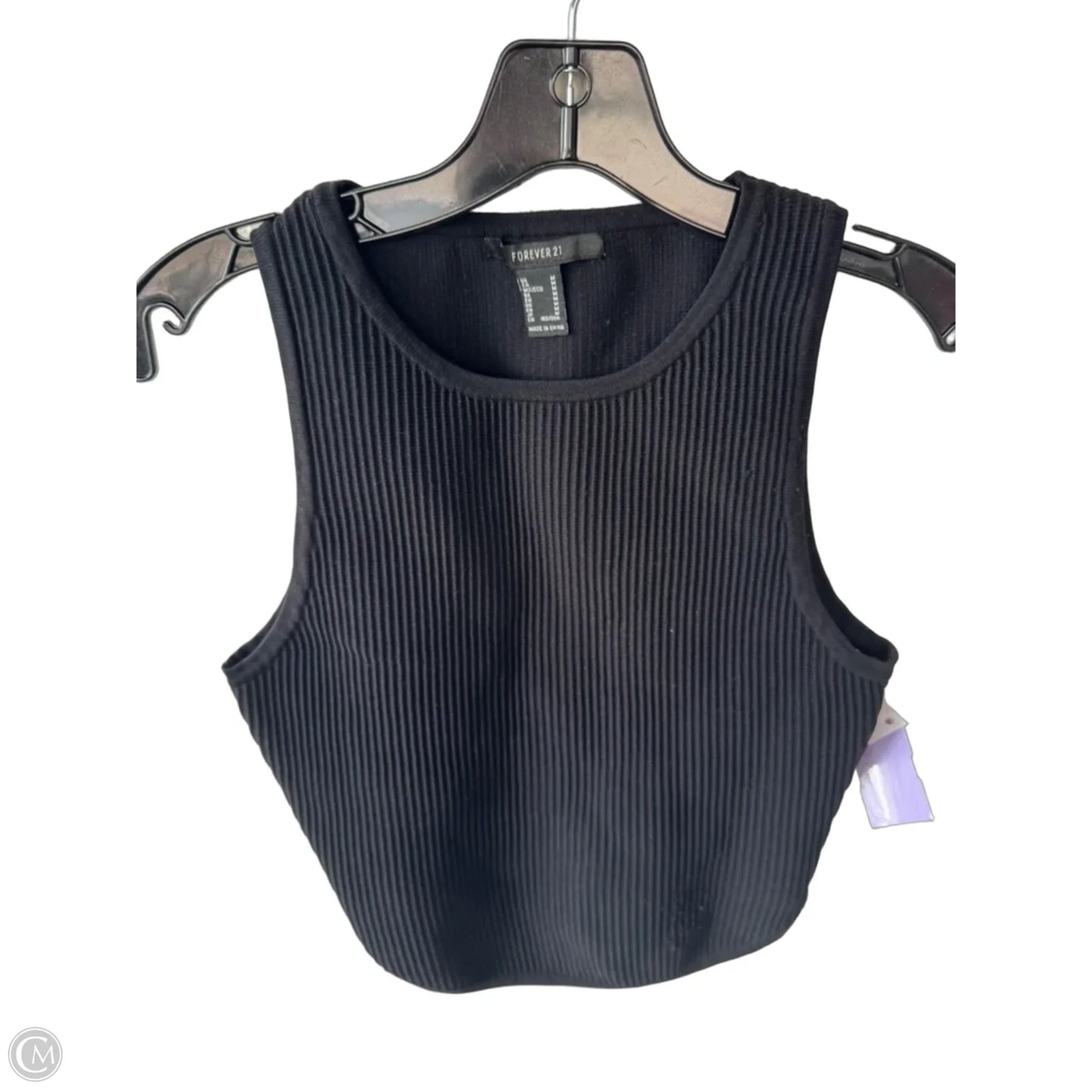 Vest Sweater By Forever 21 In Black, Size: M