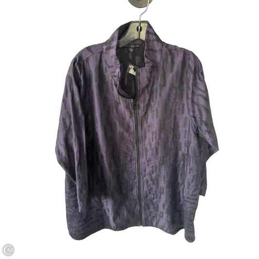 Jacket Other By Clothes Mentor In Black & Purple, Size: S