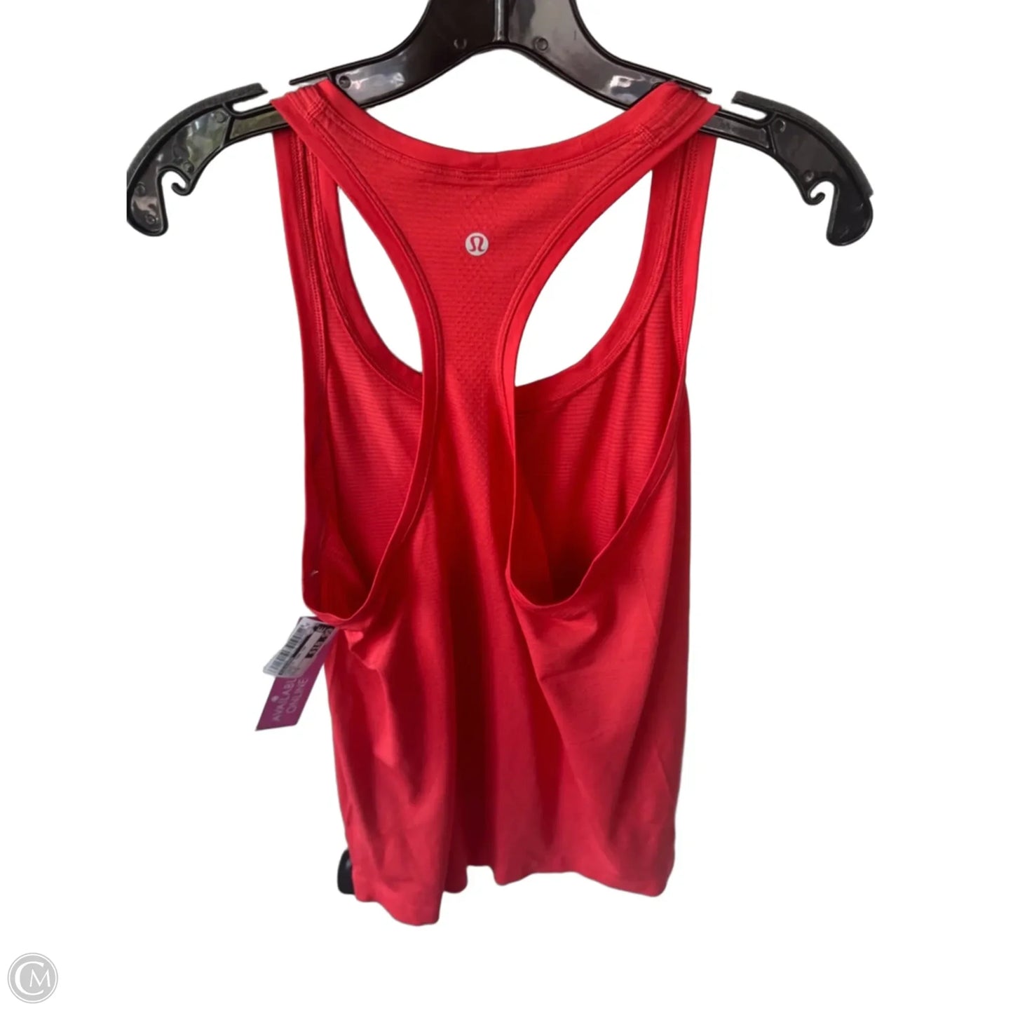 Athletic Tank Top By Lululemon In Orange, Size: M