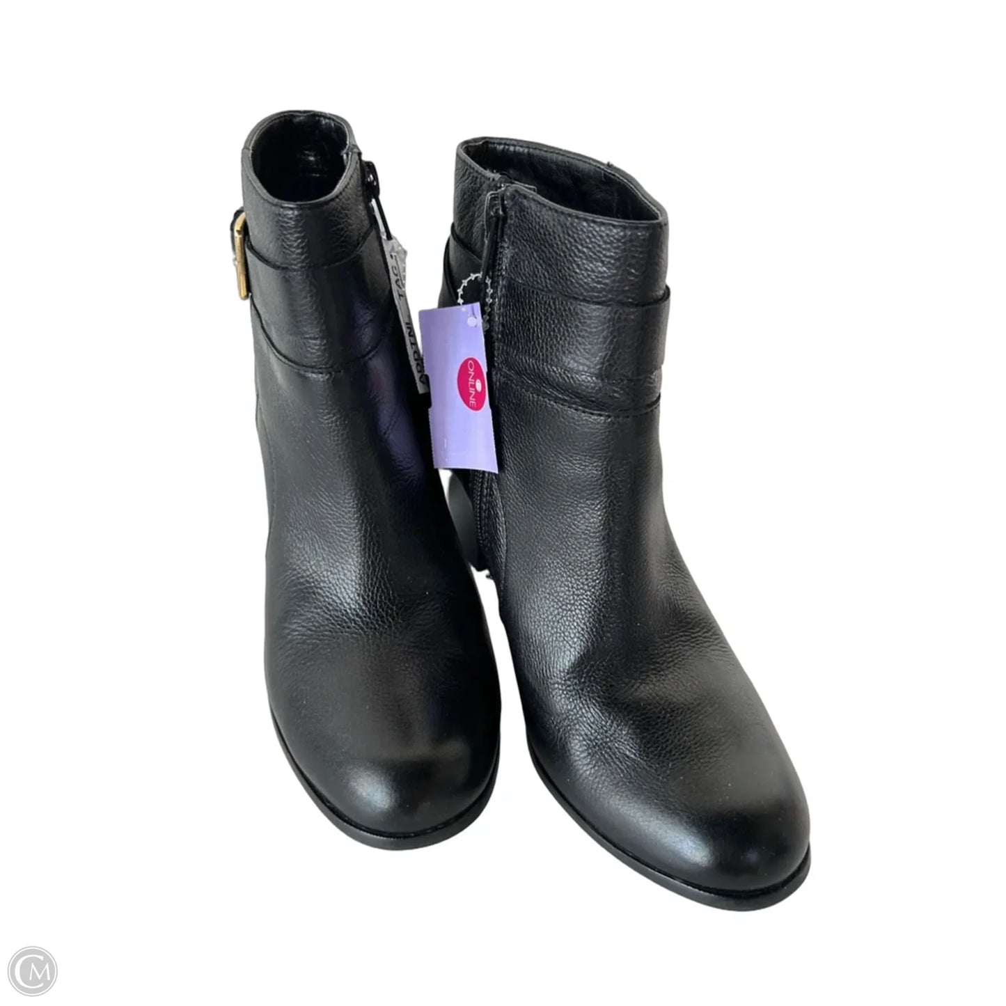 Boots Ankle Heels By Cole-haan In Black, Size: 7.5