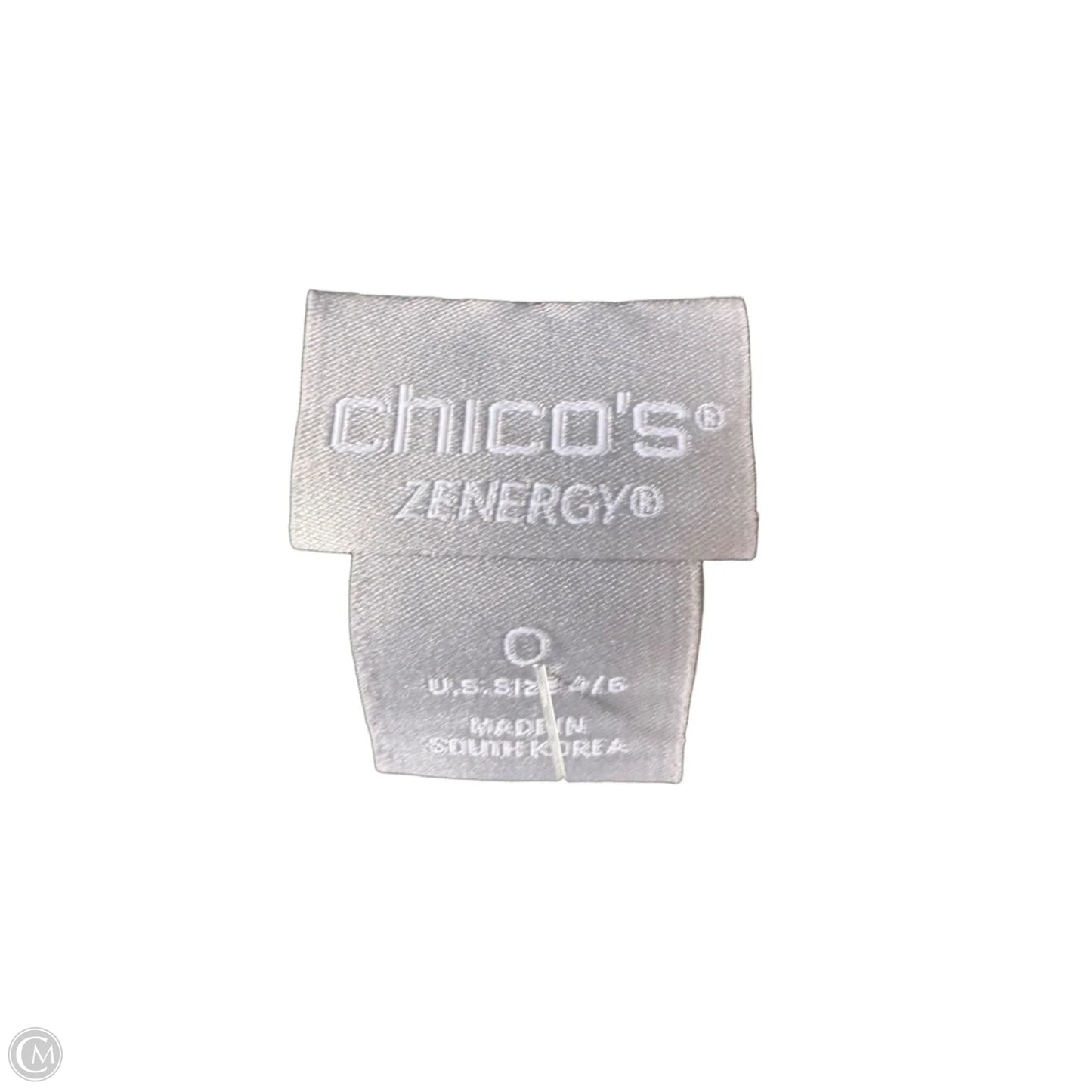 Top 3/4 Sleeve By Chicos In Green, Size: S