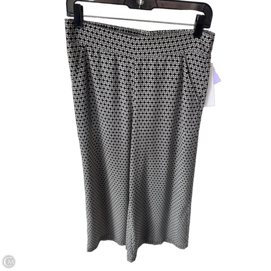 Pants Wide Leg By Max Studio In Black & White, Size: 8