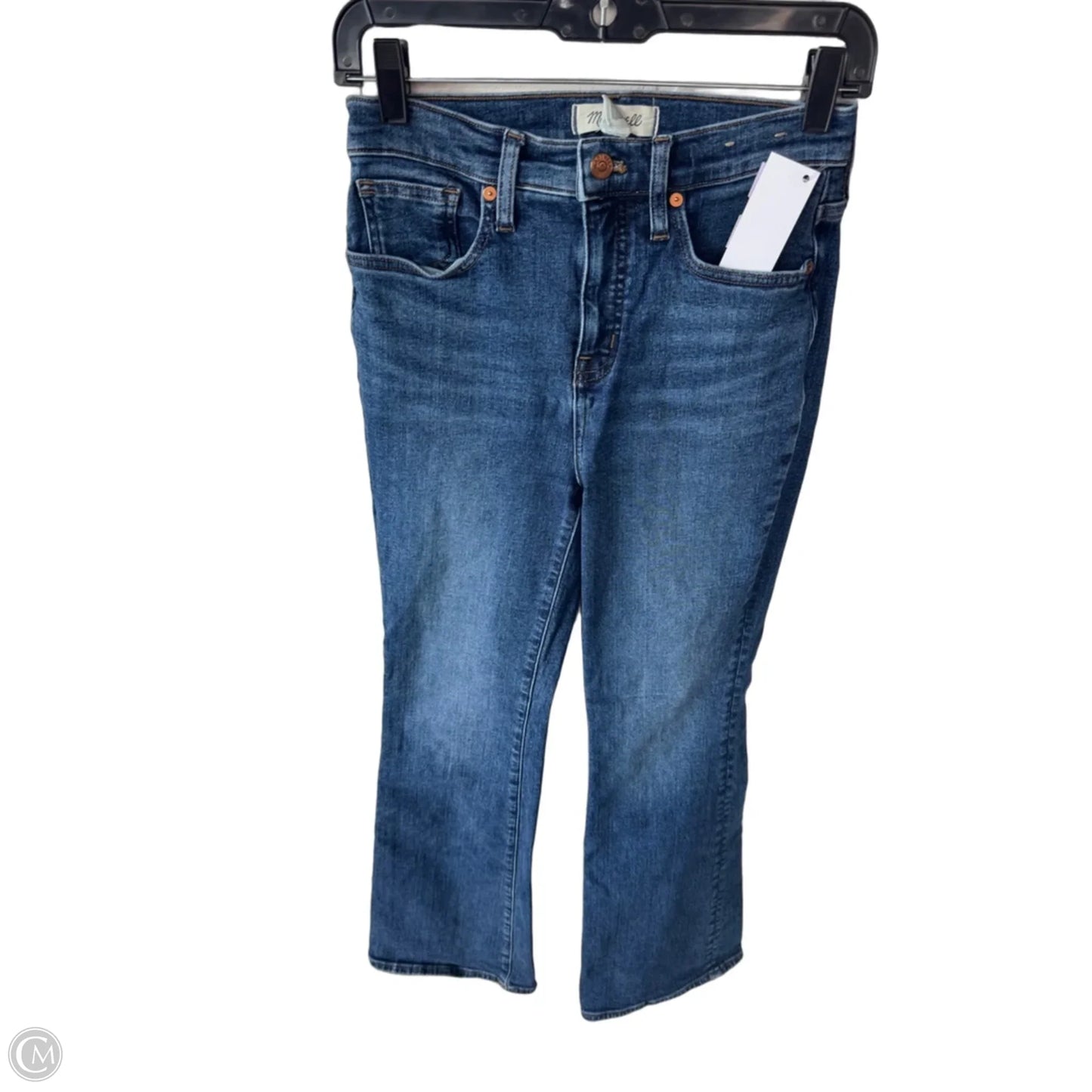 Jeans Boot Cut By Madewell In Blue Denim, Size: 2