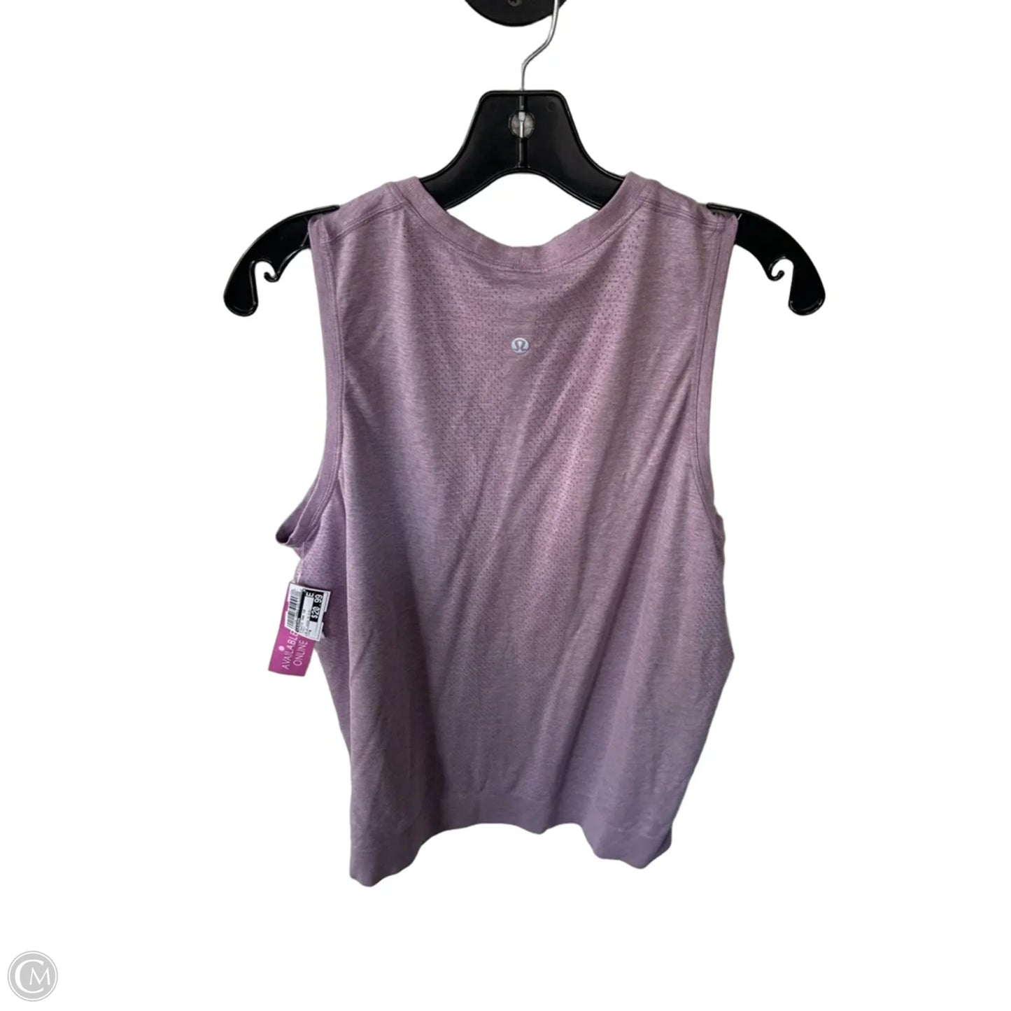 Athletic Tank Top By Lululemon In Purple, Size: M
